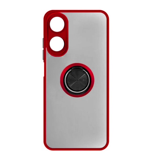 Case with Support Ring for Oppo A38 4g Red